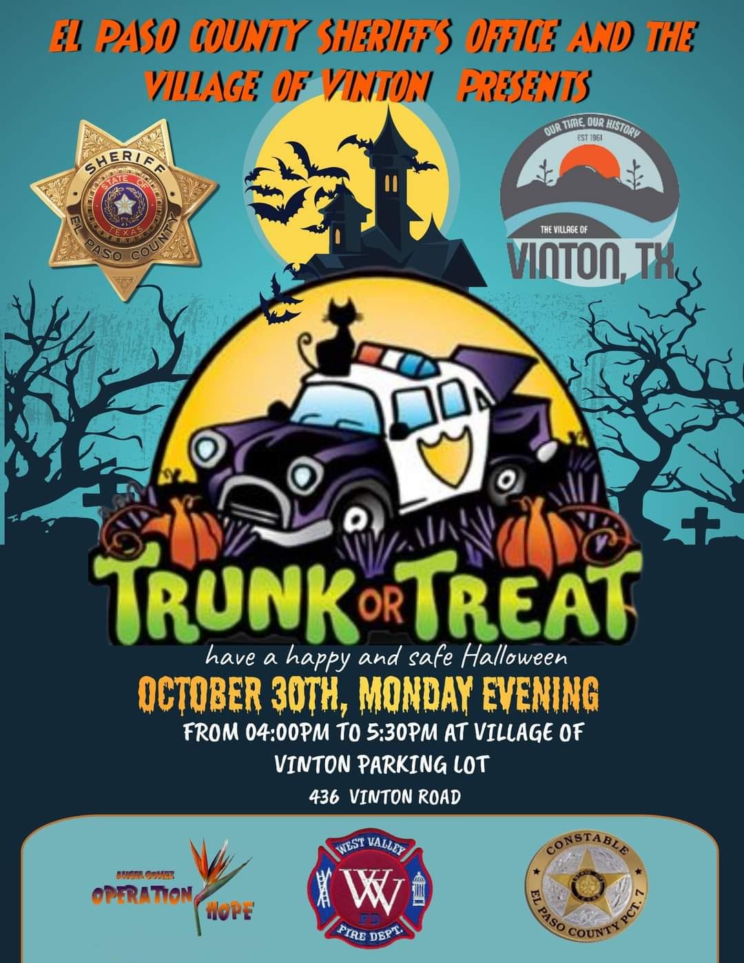 Vinton Trunk or Treat