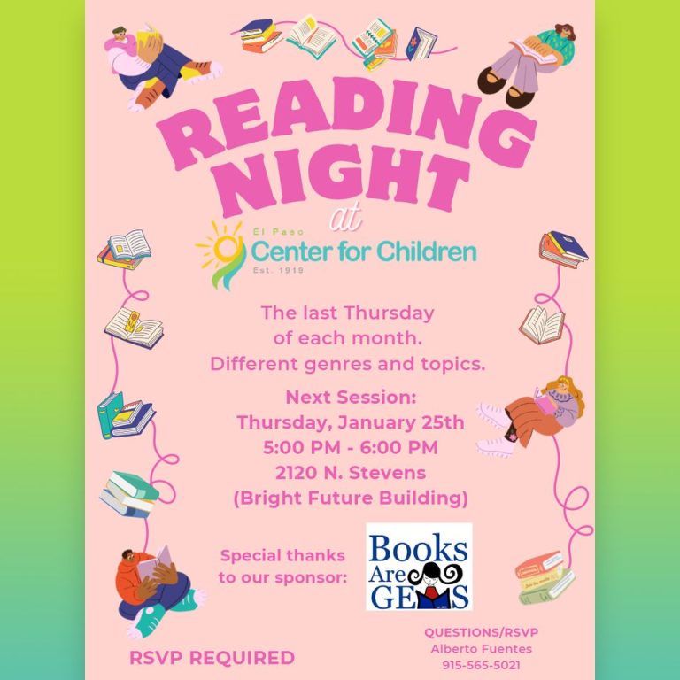 FREE Reading Night at El Paso Center for Children