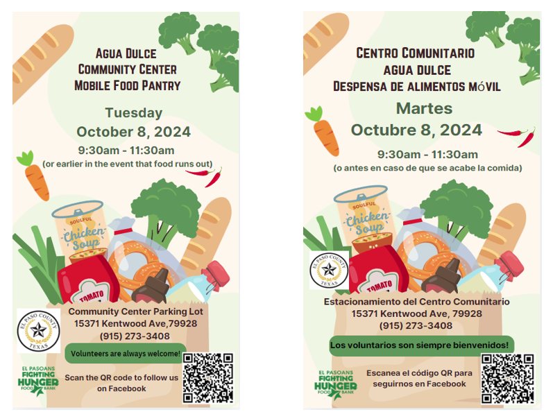 Agua Dulce Community Center Mobile Food Pantry