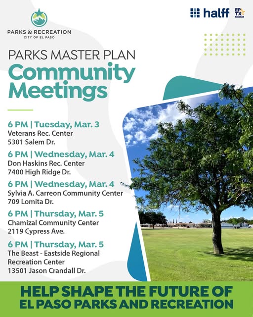 Parks & Recreation Master Plan - ToDoElPaso.com