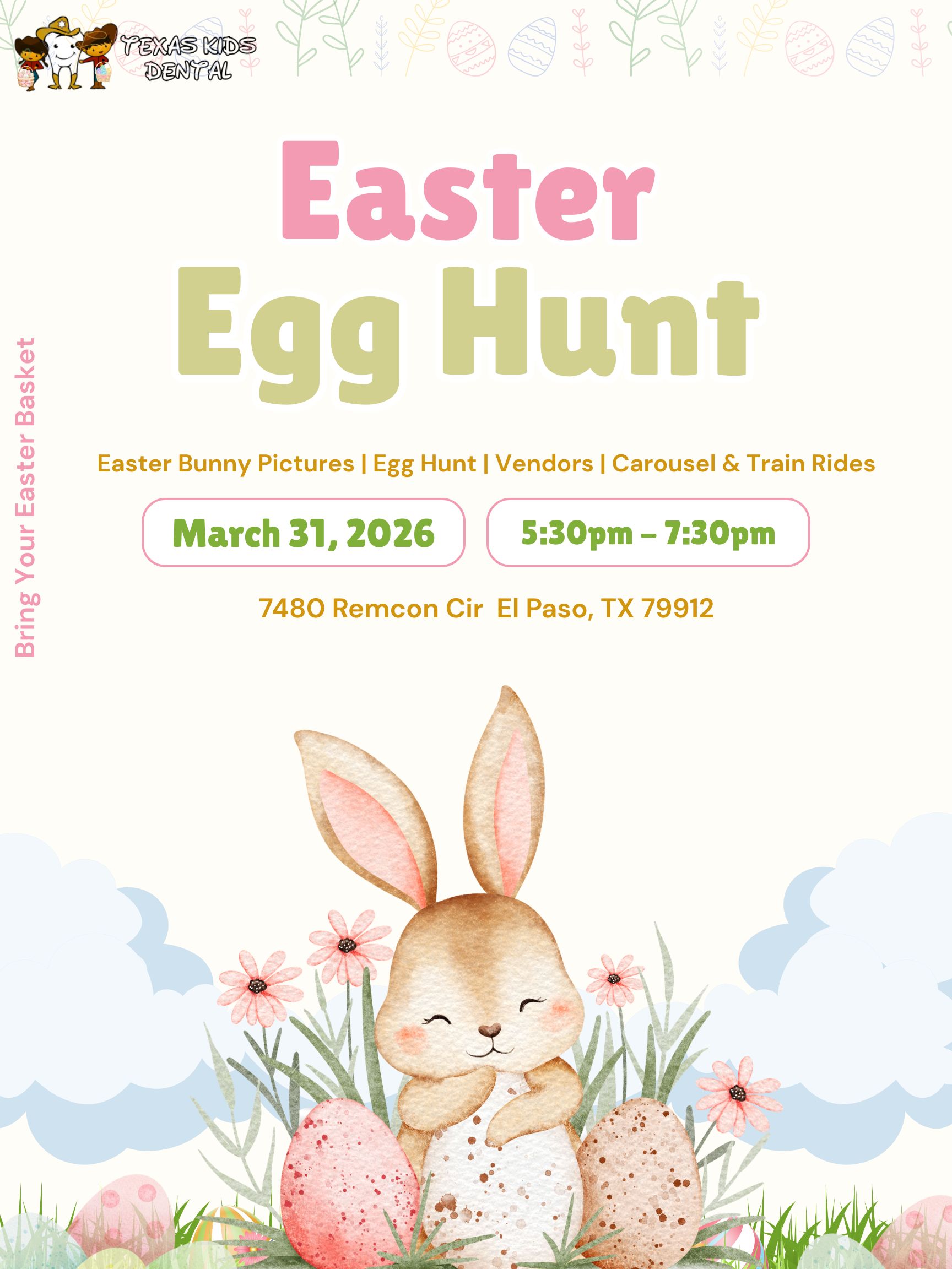 Texas Kids Dental Easter Egg Hunt – Remcon - ToDoElPaso.com