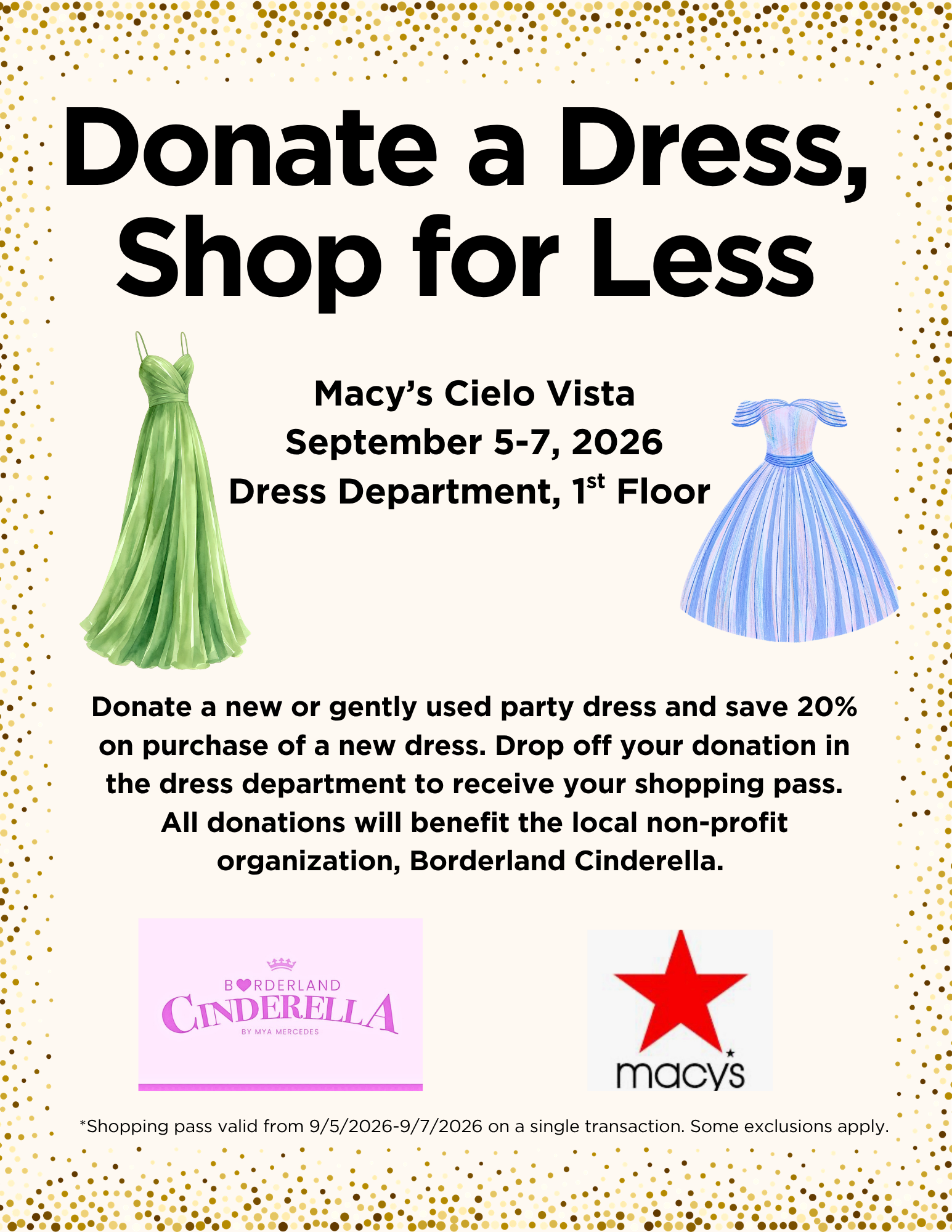 Macy's Dress Donation Drive